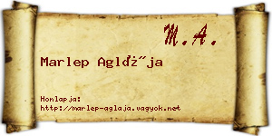 Marlep Aglája névjegykártya